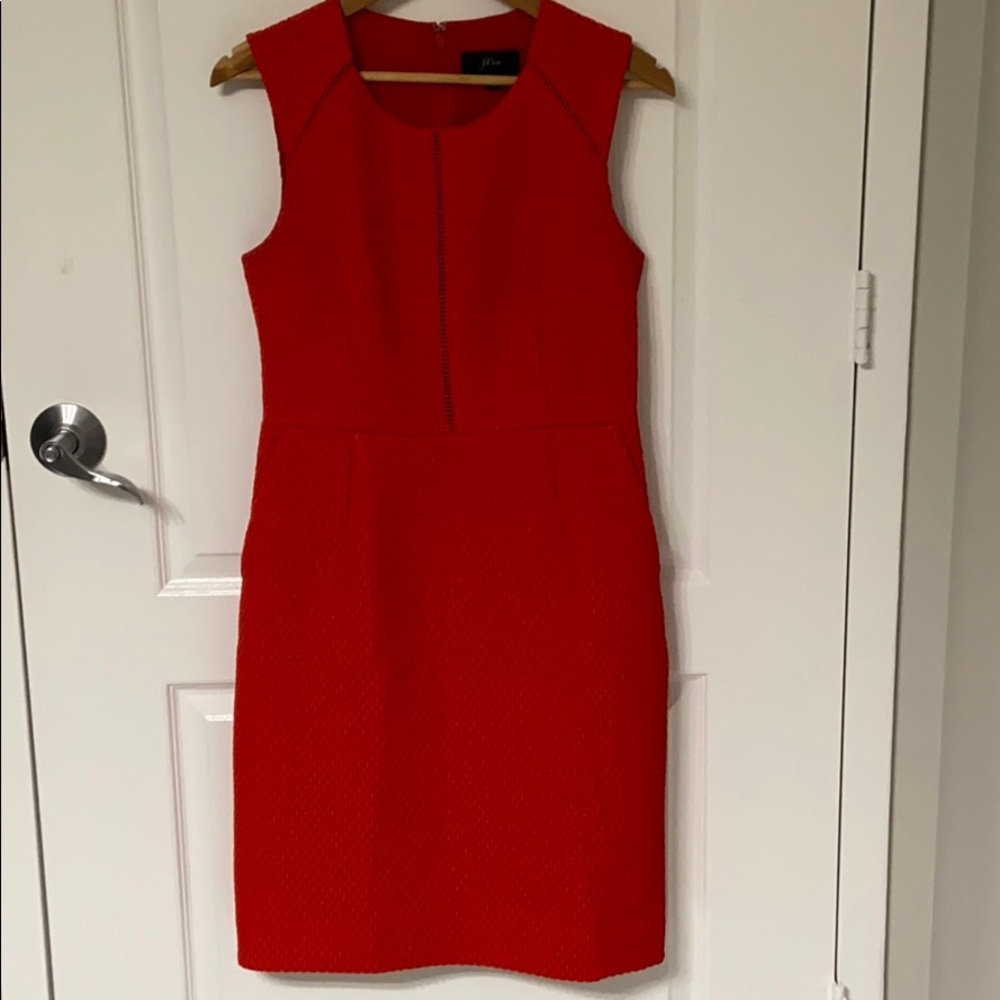 J Crew Red Dress